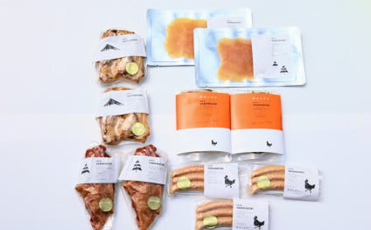 【セット】伊万里ヤマンドリ 詰合せ(ローストチキン、スモークチキン、チキンソーセージ、おやまのとりめし、しっとり鶏生ハム)