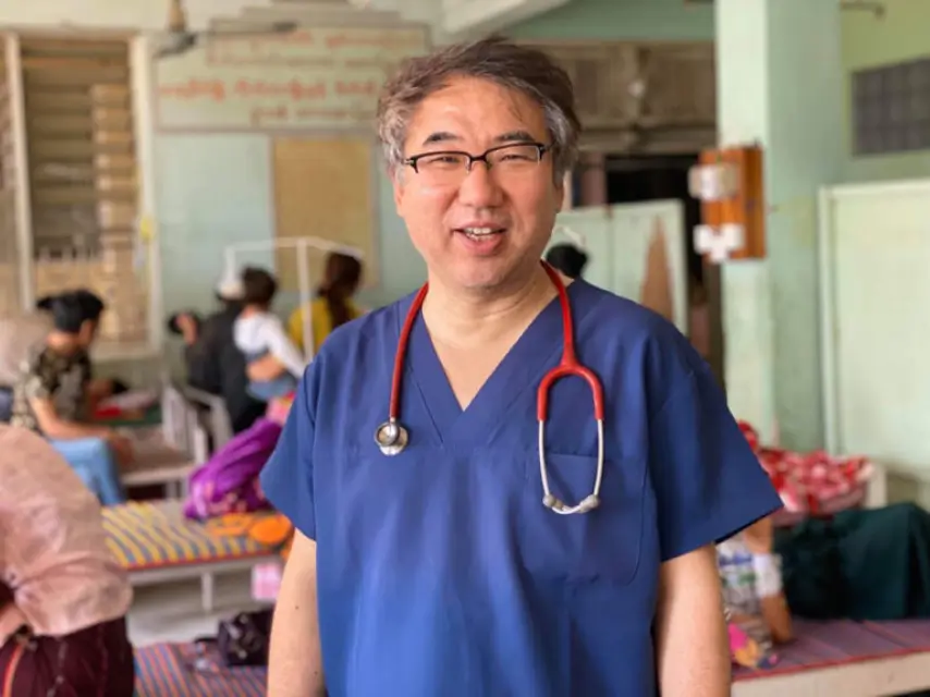 吉岡秀人氏の笑顔の画像