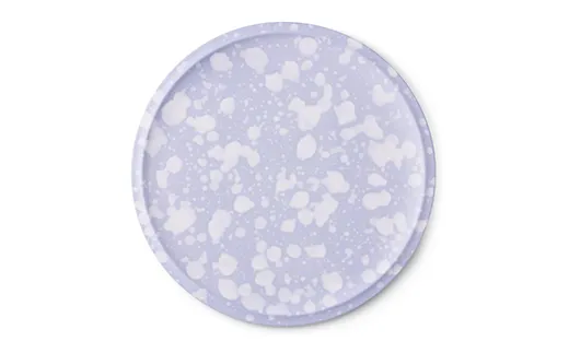 【畑萬陶苑】プレートFlat plate with rim Ф31cm ―Blue Blast―