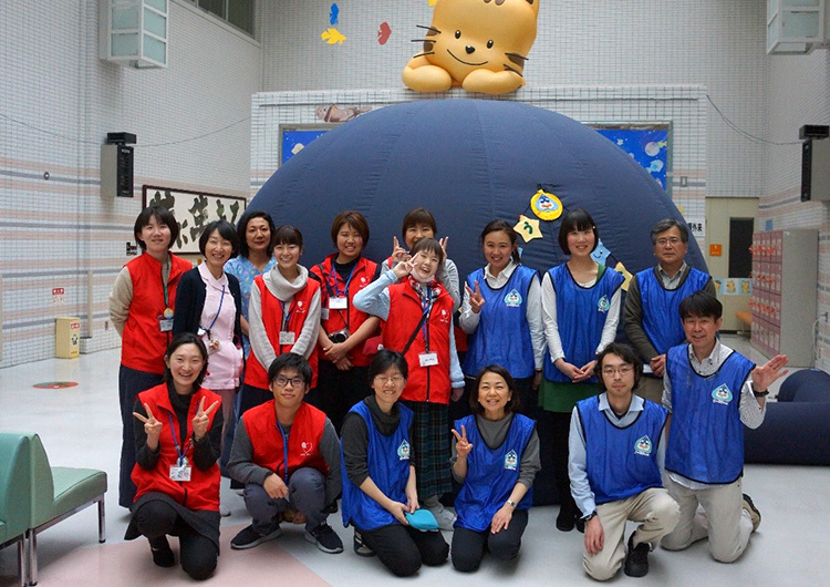 病院がプラネタリウム in 大阪 SmileSmilePROJECT ジャパンハート