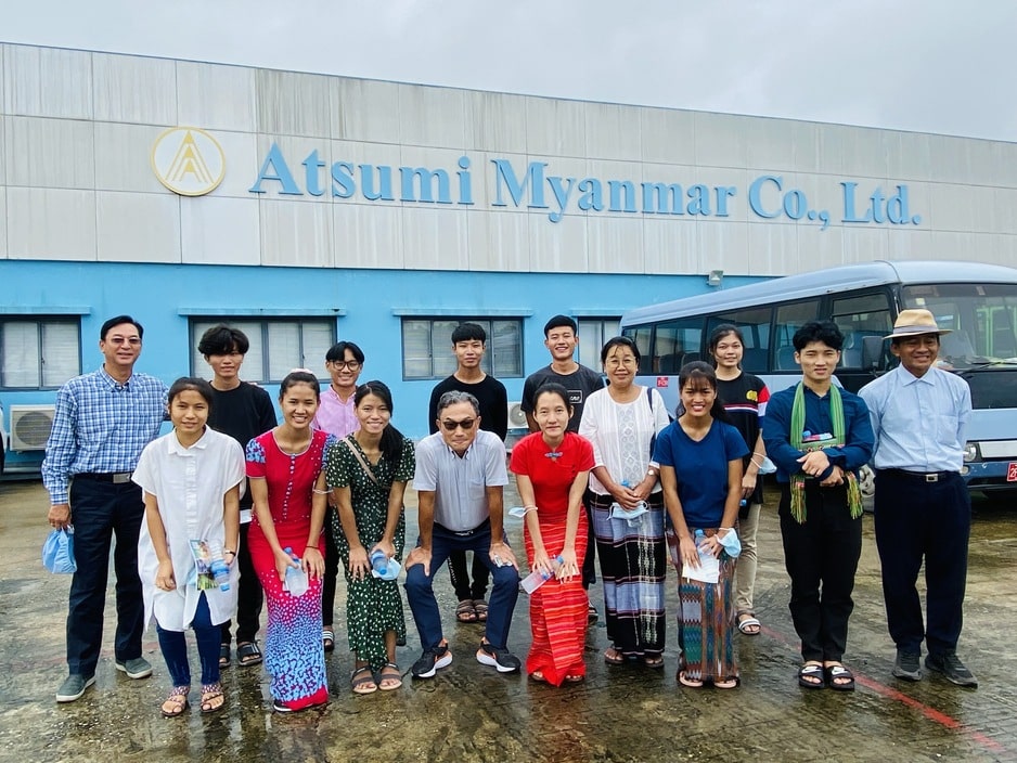 後悔しない人生を生きる 〜縫製工場Atsumi Myanmar様職場見学〜