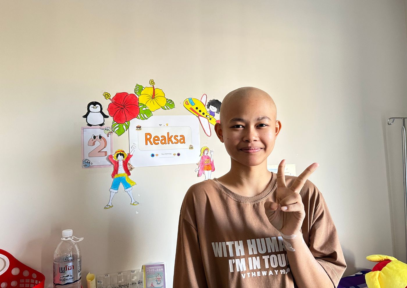 【カンボジア医療活動】小児がん患者story   「また勉強したい」16歳の願い
