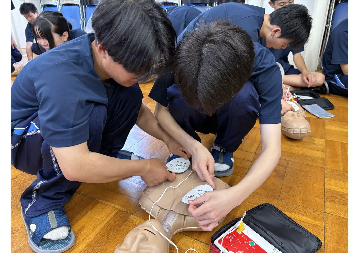【災害支援・対策(iER)】能登の中高生を対象にBLS研修を実施