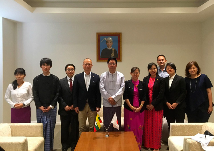 ミャンマー社会福祉省役人の日本訪問 ジャパンハート