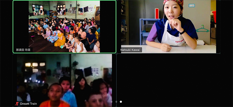 ミャンマーとカンボジアを繋ぐ、オンライン食育授業を実施しています。 ジャパンハート 栄養管理部