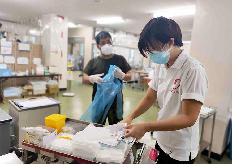 ジャパンハート 鰐川看護師の活動レポート／新型コロナウイルス感染症のクラスターが確認された「ウェルネス西崎病院」への医療支援活動