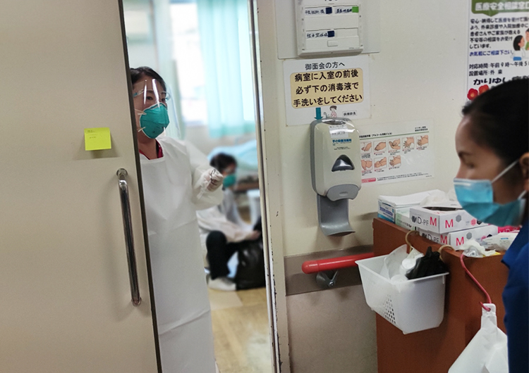 前田看護師のレポート / 石垣市かりゆし病院でのクラスター対策医療支援活動