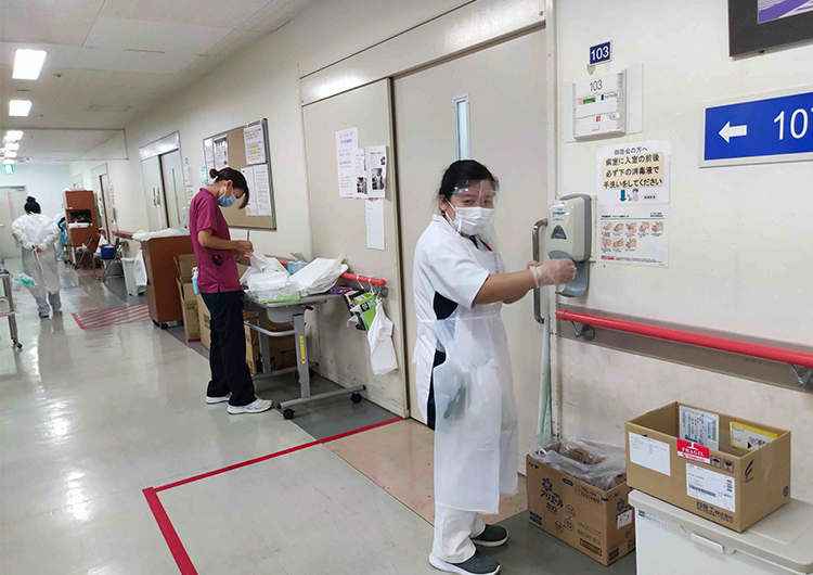 iER佐々木のレポート / 石垣市かりゆし病院でのクラスター対策医療支援活動