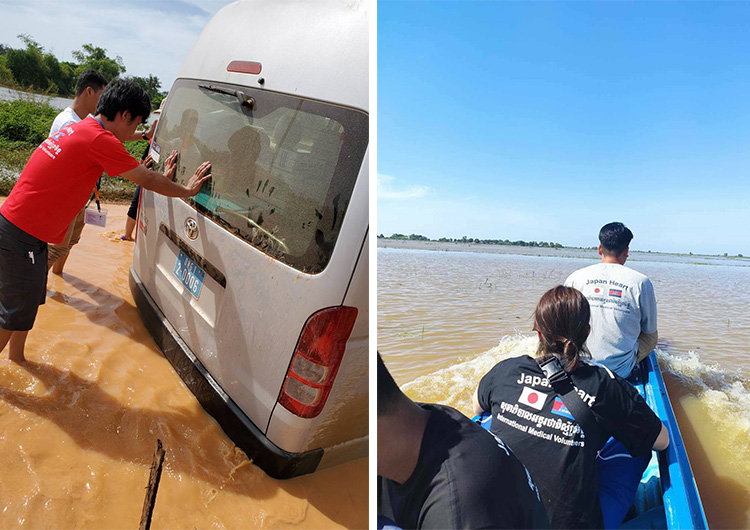 カンボジア ポーサット州洪水被災地緊急医療支援活動で看護師が感じたこと