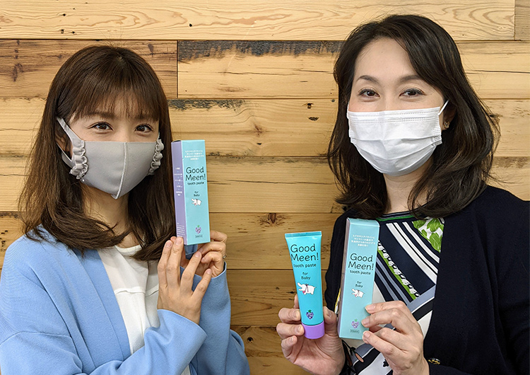 小倉優子さんより医療機関へ子ども用歯磨き粉のご支援をいただきました。