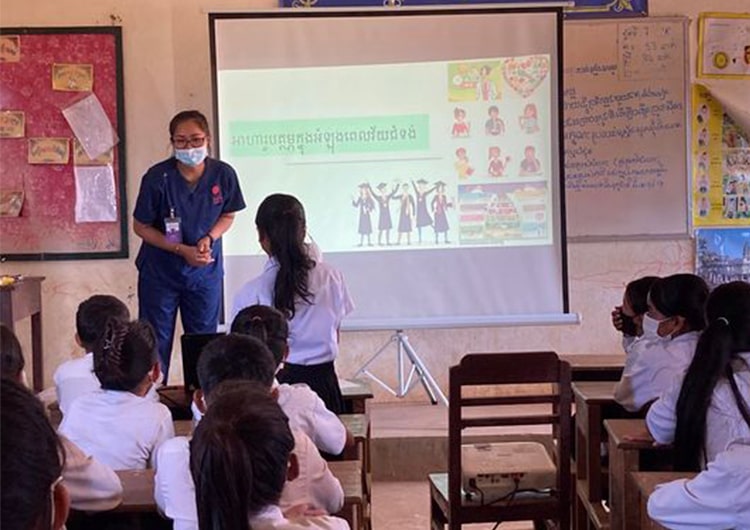 カンボジアの子どもたちに栄養教育を！ ジャパンハート
