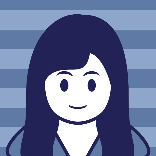 長髪女性のアイコン