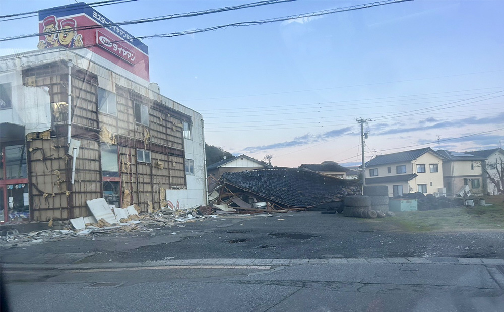 令和6年能登半島地震 ジャパンハート医療チーム第一陣 富山での物資支援を経て、石川県能登町にある避難所へ