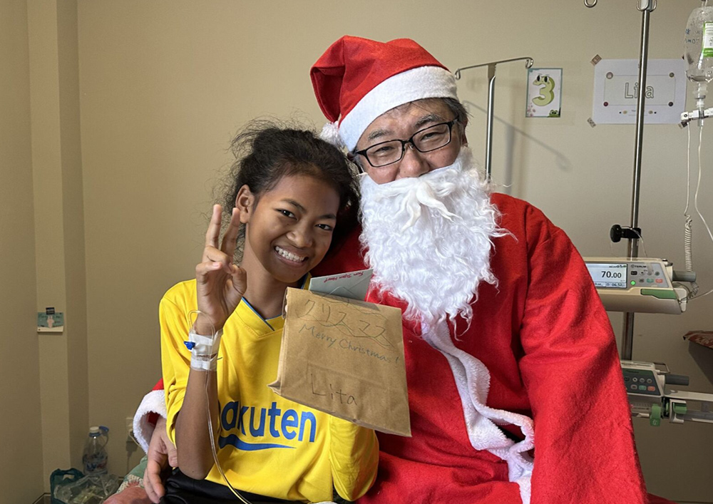 アジア小児医療センターで迎えた、はじめてのクリスマス