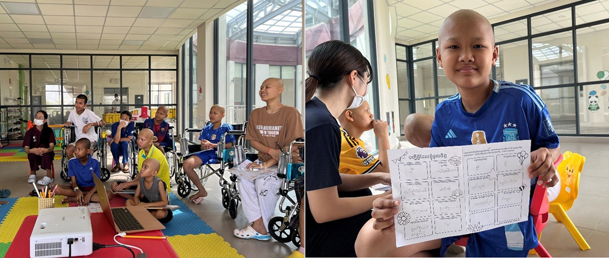 CHEERS株式会社様がジャパンハートアジア小児医療センターにて授業を実施！